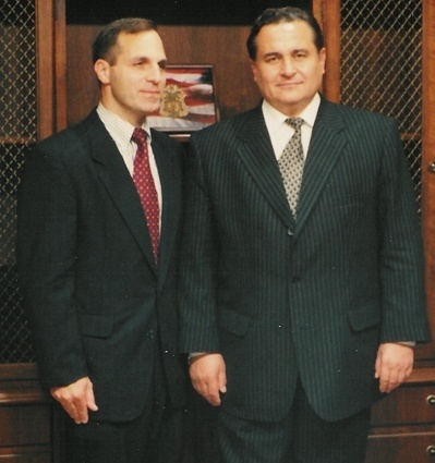 Марчук с директором ФБР США Луисом Фри. Фото: bulvar.com.ua