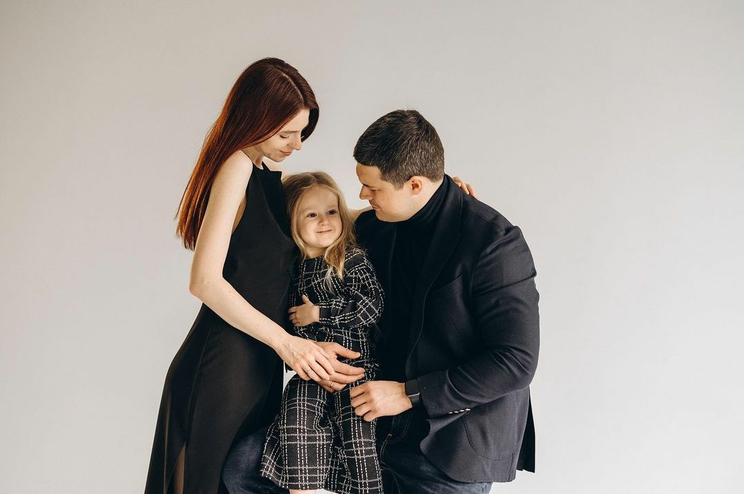 Федоров с женой Анастасией и дочерьею Марией