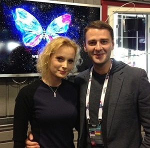 Перман с Викторией Романовой главой украинской делегации на "Евровидении". Фото 