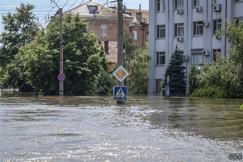 Затоплення у Херсоні. Фото: ЄРА