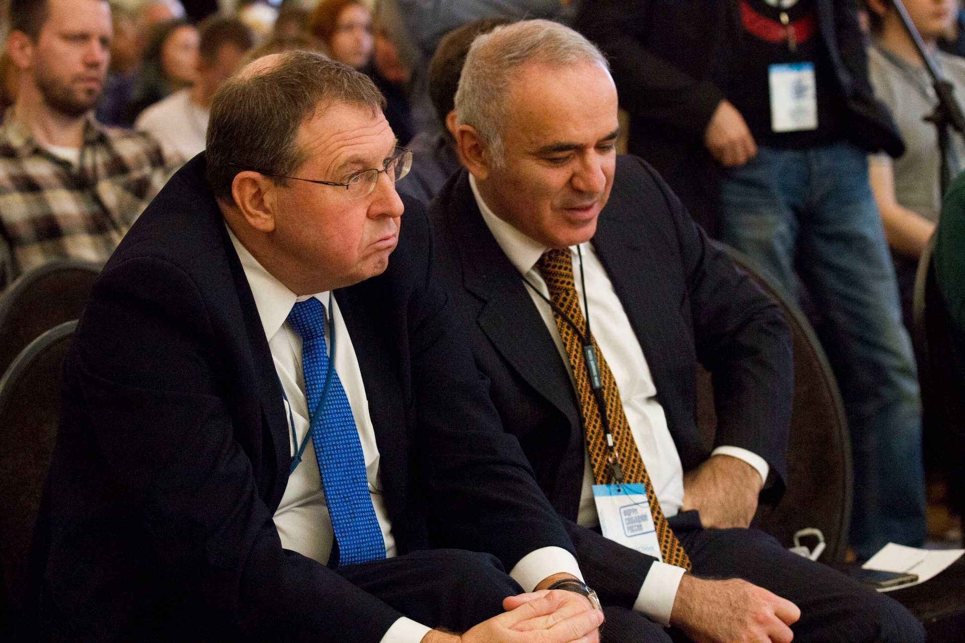 Илларионов и Каспаров на Форуме свободной России в 2019 году. Фото: Форум свободной России / Facebook