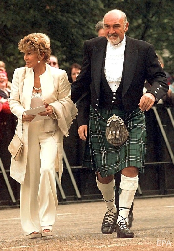 1999 год, Коннери и его жена Мишелин Фото: Rui Vieira / ЕРА