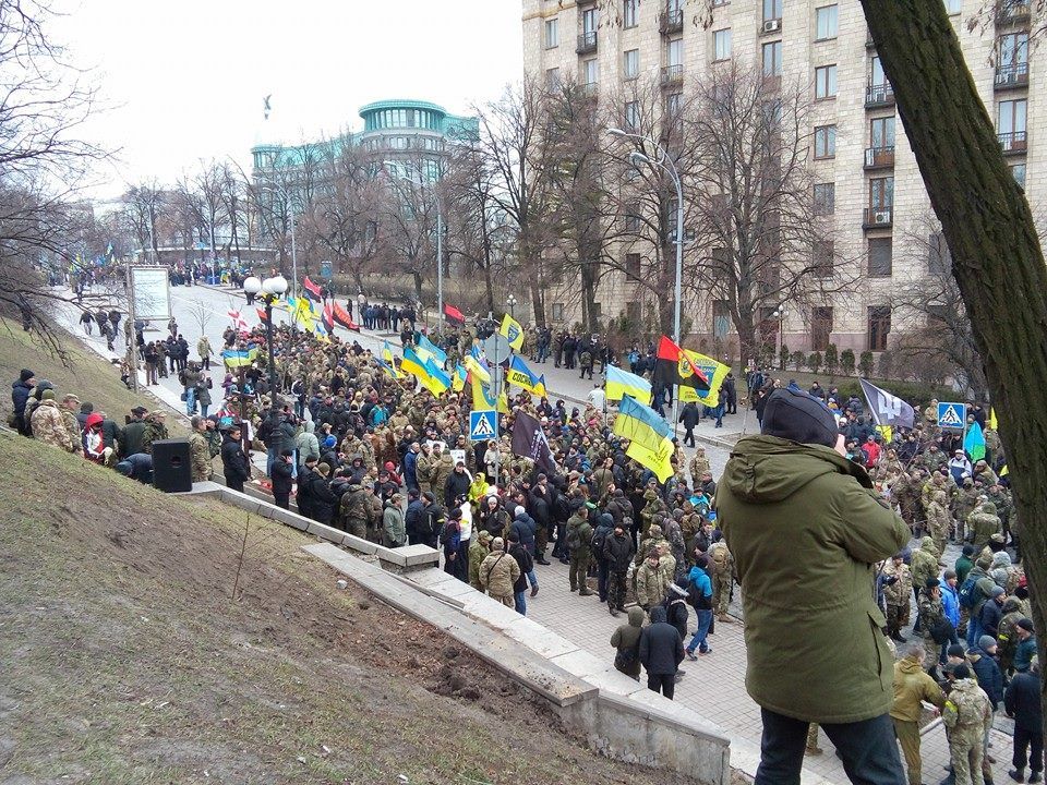 В Киеве собрались добровольцы со всей страны, чтобы почтить память героев Небесной сотни. Фоторепортаж 2