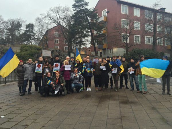 #FreeSavchenko. Активисты из разных стран мира требуют освободить Савченко. Фоторепортаж 15