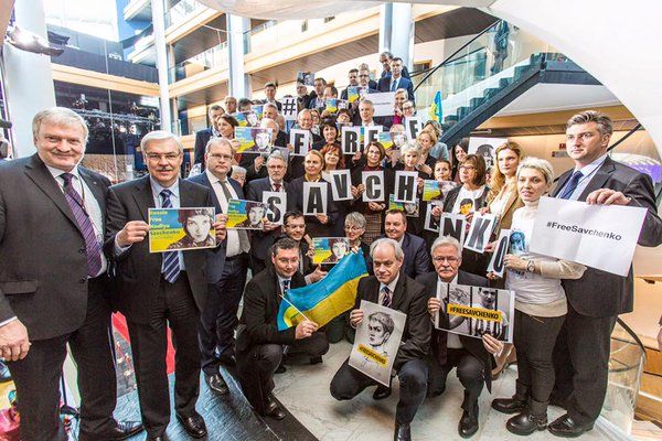 #FreeSavchenko. Активисты из разных стран мира требуют освободить Савченко. Фоторепортаж 5