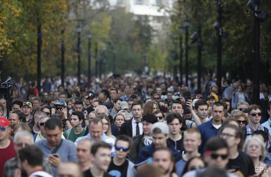 В Москве прошло масштабное шествие против политических репрессий. Фоторепортаж 3
