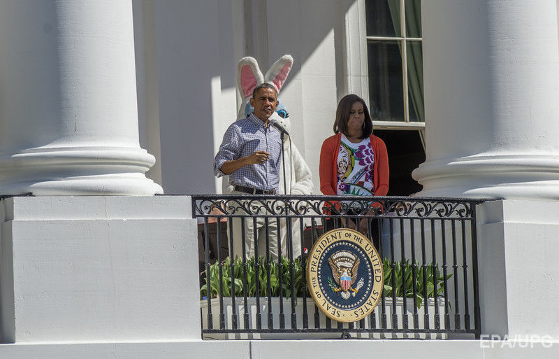 Барак и Мишель Обама показали детям, где живут чудовища. Фоторепортаж 3