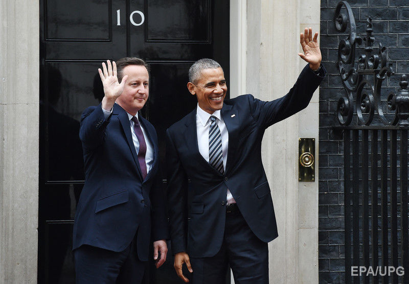 Обама прибыл в Великобританию. Фоторепортаж 1