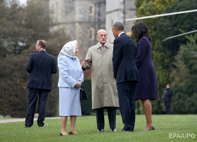 Обама прибыл в Великобританию. Фоторепортаж 5