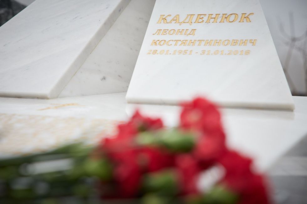 На Байковому кладовищі в Києві відкрили пам'ятник Каденюку. Фоторепортаж 3