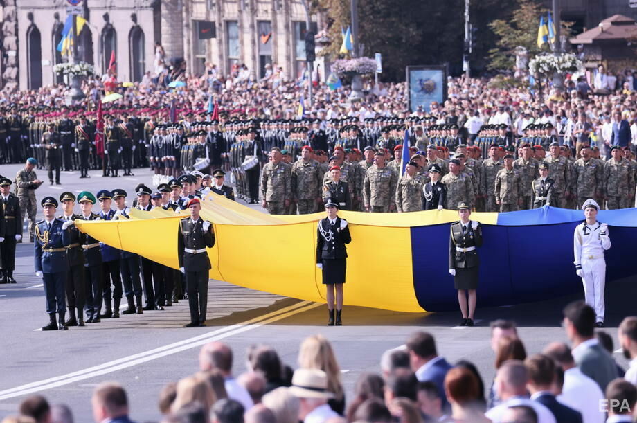 В Киеве прошел военный парад по случаю 30-летия независимости Украины. Фоторепортаж 1