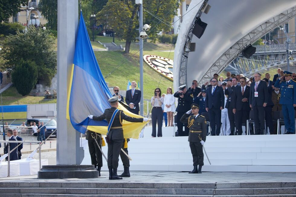 В Киеве прошел военный парад по случаю 30-летия независимости Украины. Фоторепортаж 5