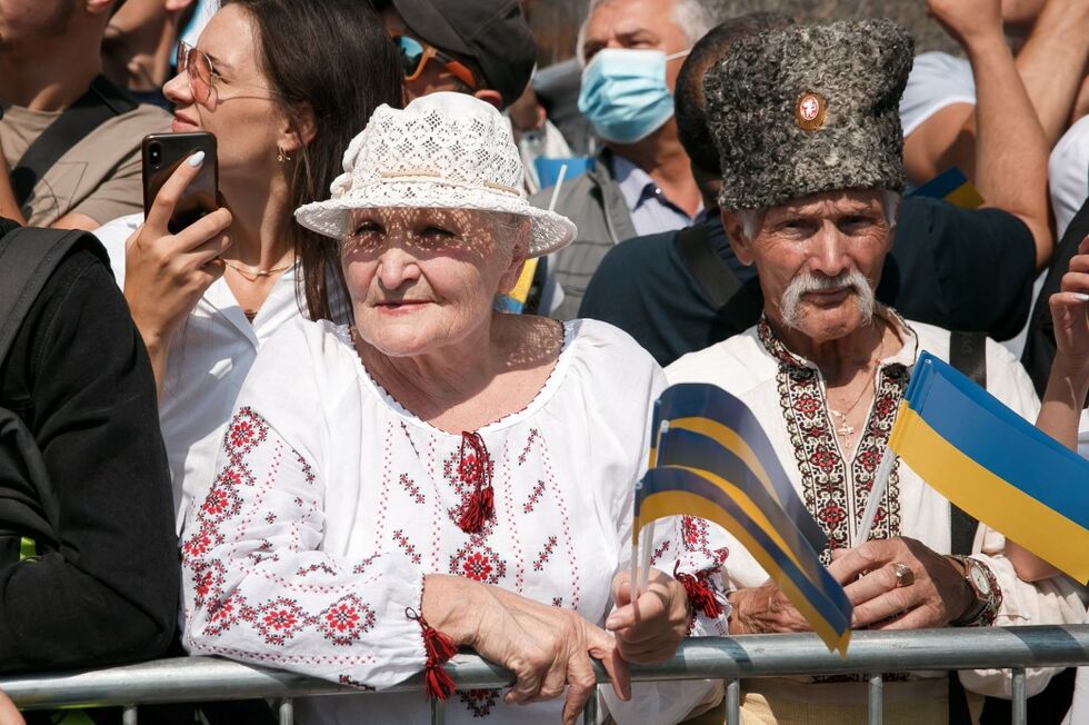 В Киеве прошел военный парад по случаю 30-летия независимости Украины. Фоторепортаж 21
