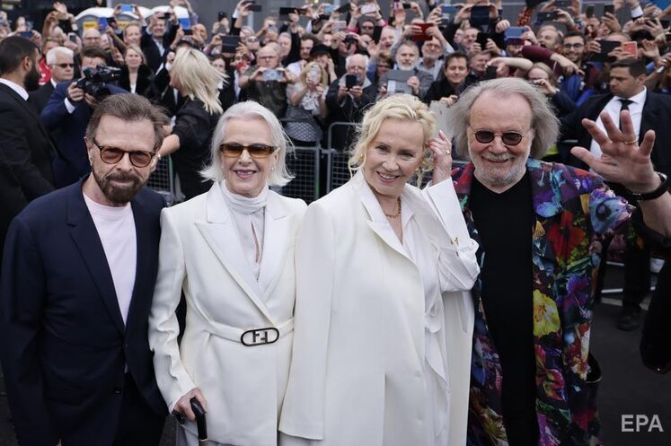 ABBA впервые за 14 лет появилась на публике в полном составе. Фото / ГОРДОН