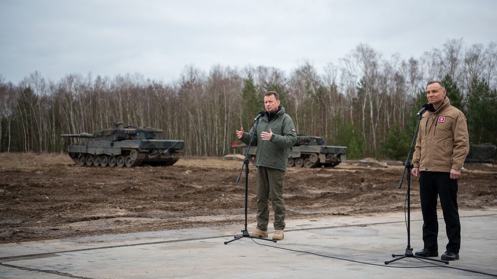 У Польщі президент і міністр оборони відвідали навчання українців на танках Leopard. Фоторепортаж 2