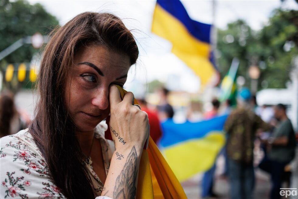 "Гаага ждет тебя". Во время визита Лаврова в Бразилии состоялись проукраинские митинги. Фоторепортаж 5