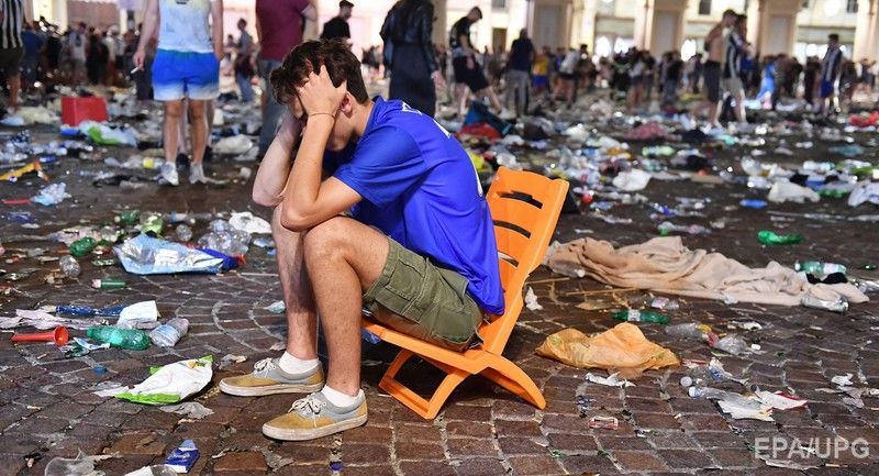 Тиснява в Турині, постраждали сотні вболівальників. Фоторепортаж 5
