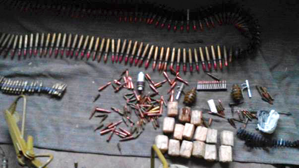В Луганской области СБУ обнаружила тайник с БРДМ, боеприпасами и военным снаряжением 1