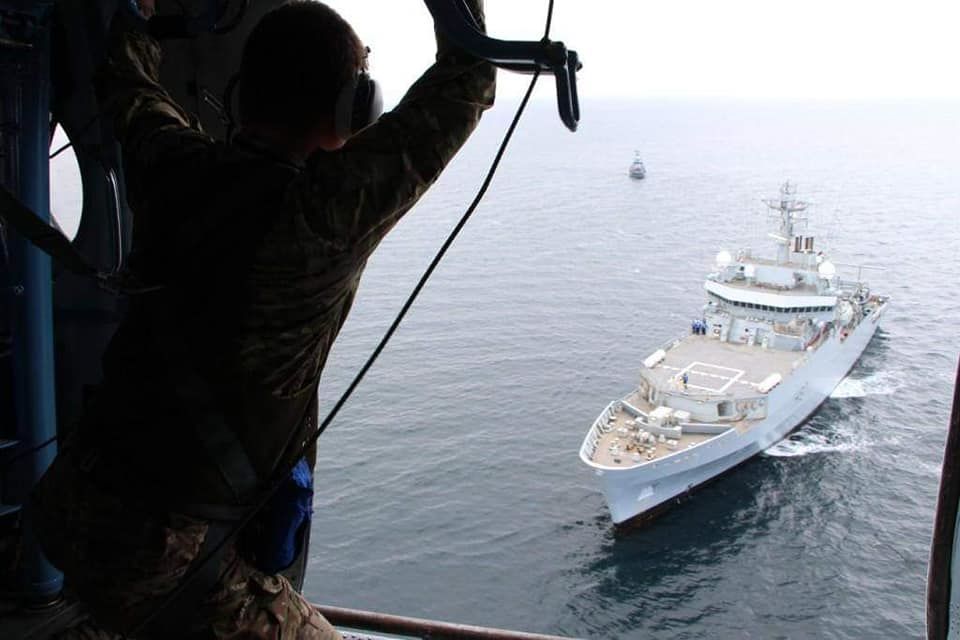 Украинские и британские военные провели учения в Черном море. Фоторепортаж 1