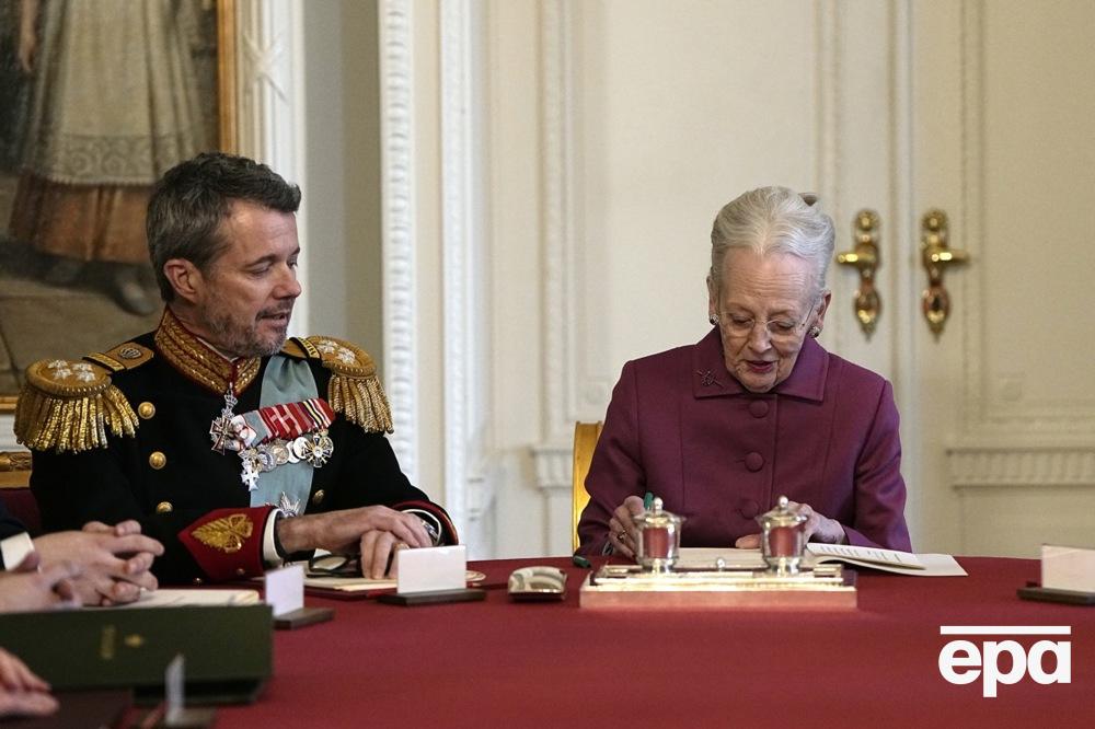 В Дании состоялась церемония отречения от престола королевы Маргрете и назначения нового короля. Фоторепортаж 1