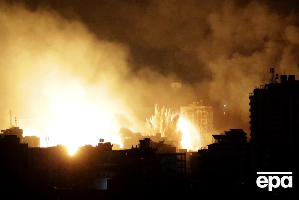 Израильская армия наносит удары по объектам ХАМАС в секторе Газа. Фоторепортаж 1